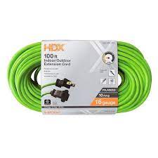 Photo 1 of 
100 ft. 16/2 Light Duty Indoor/Outdoor Extension Cord, Green