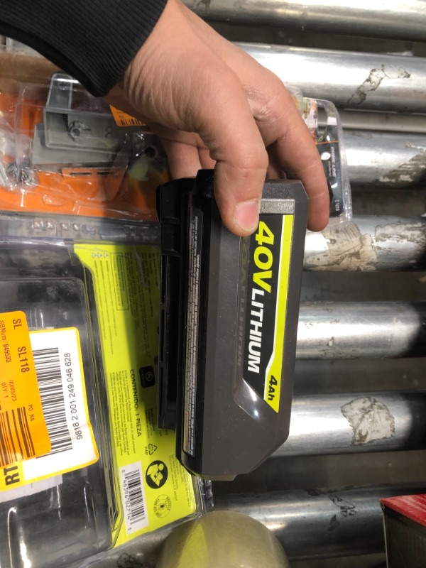 Photo 2 of RYOBI 40-Volt Lithium-Ion 4.0 Ah Battery