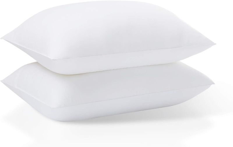 Photo 1 of Acanva Basic Bed Pillow Soft Rest Cushion Stuffer for Sleeping, Standard, White 2 Count
