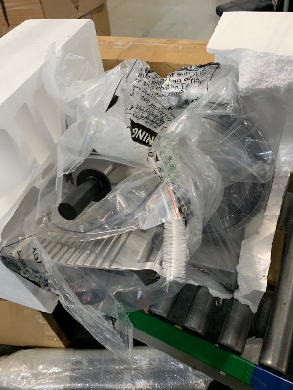 Photo 1 of VEVOR Automatic Meat Slicer, 540W Deli Slicer with Two 10" Stainless Steel Removable Blade, 0-15mm Adjustable Thickness for Home Use, Child Lock Protection, Food Slicer Machine for Meat Cheese Bread