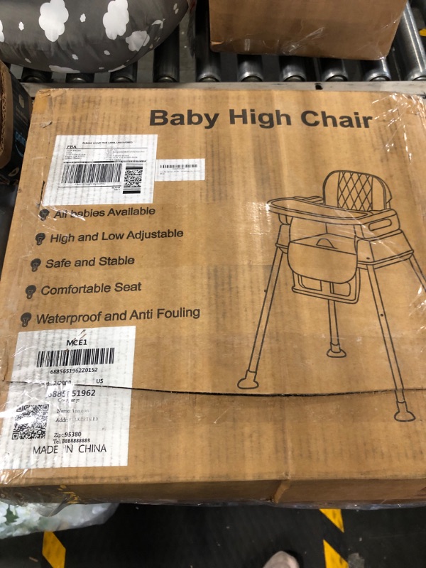Photo 2 of 3 in 1 Baby High Chair, Bellababy Adjustable Convertible Chairs for Babies and Toddlers, Compact/Light Weight/Portable/Easy to Clean
