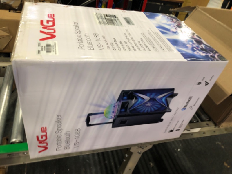 Photo 1 of Karaoke Machine for Adults,Bluetooth PA Speaker System 2 UHF Wireless Microphones,Disco Ball,Lyrics Display Holder,Echo/Treble Adjustment,Easy to Setup