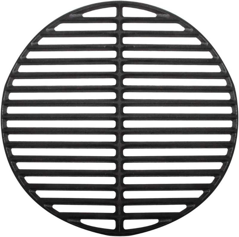 Photo 1 of 
KAMaster Cast Iron Cooking Grids Grates for Small and Minimax Big Green Egg Round Grill Grate(13"-Fit Small/Minimax BGE)