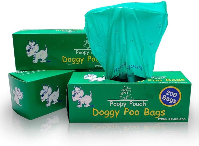 Photo 1 of 1 pack - 20 bags - Retriever Doggie Pot Litter Bag Refills. 8" x 13" Unscented. 