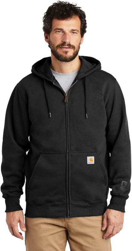 Photo 1 of Carhartt Men's Rain Defender® Loose Fit Heavyweight Full-Zip Sweatshirt