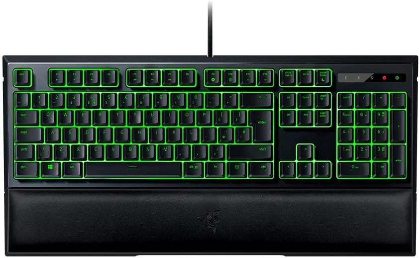 Photo 1 of Razer ORNATA Expert: Mecha-Membrane - Individually Backlit Mid-Height Keys - Leatherette Wrist Rest - Gaming Keyboard - Gaming Keyboard (RZ03-02041800-R3U1)