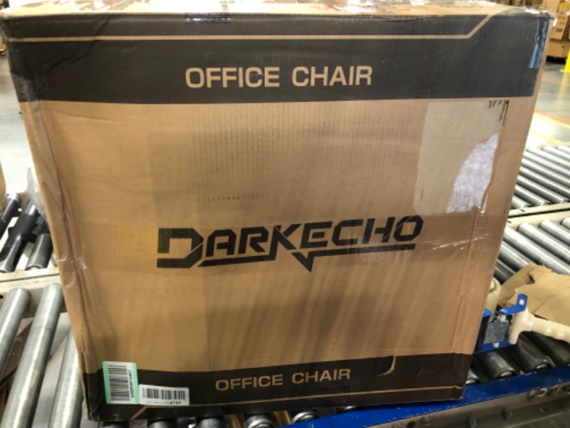 Photo 2 of Darkecho Office Chair,Ergonomic Desk Chair with Adjustable Headrest and Lumbar Support,High Back Mesh Computer Chair with Padded Flip-up Armrests,Swivel Task Chair,Tilt Function,Black