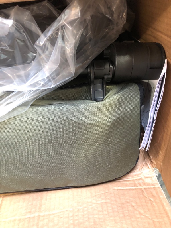 Photo 1 of Mompush Lithe V2 Lightweight Stroller + Snack Tray, Ultra-Compact Fold & Airplane Ready Travel Stroller, Near Flat Recline Seat, Cup Holder, Raincover & Travelbag Included Forest