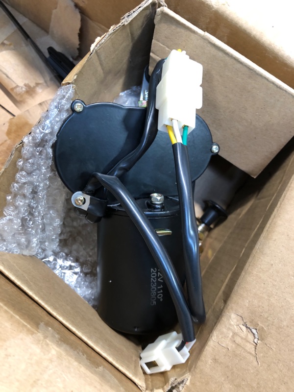 Photo 3 of New 24V Front Wiper Motor Compatible With 1985-2016 Peterbilt 379 330 389 337 348 340 335 386 24 Volt HD