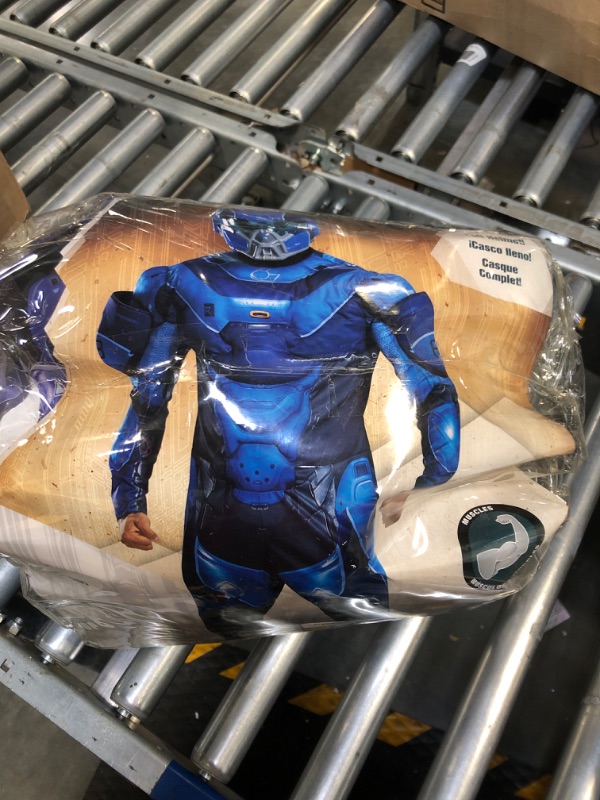 Photo 1 of Disguise Blue Spartan Classic Muscle Halo Microsoft Costume Medium/7-8