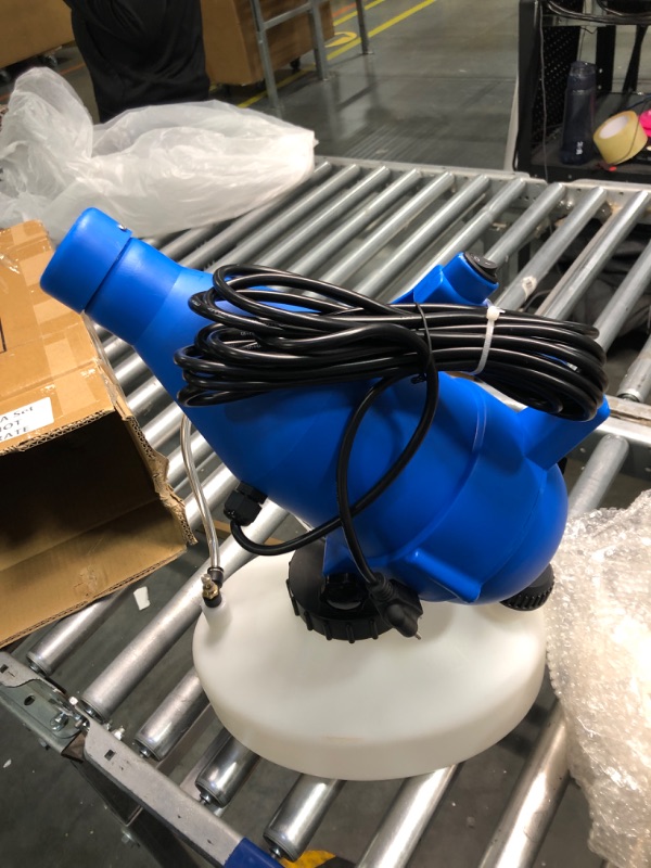 Photo 1 of 4.5L (1.2 Gallon) Electric ULV Portable Fogger Sprayer Machine Atomizer Mist Cold Fogger Machine Spraying Distance 30ft for Home,Hotel,Church,School,Yard