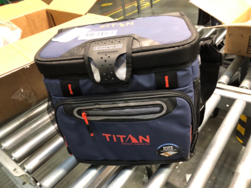 Photo 3 of Arctic Zone Titan Deep Freeze Zipperless Hardbody Coolers - Sizes: 9, 16, 30 and 48 Can - Colors: Navy, Moss, Process Blue, Pine, Citrus, Gray, Blue Lagoon Blue 30 Can