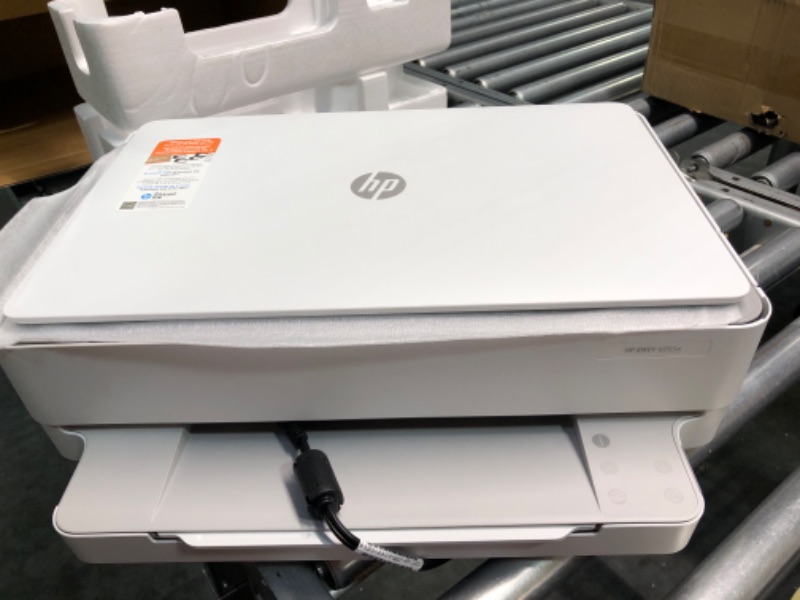 Photo 3 of HP ENVY 6055e Wireless Color Inkjet Printer, Print, scan, copy, Easy setup, Mobile printing, Best for home,