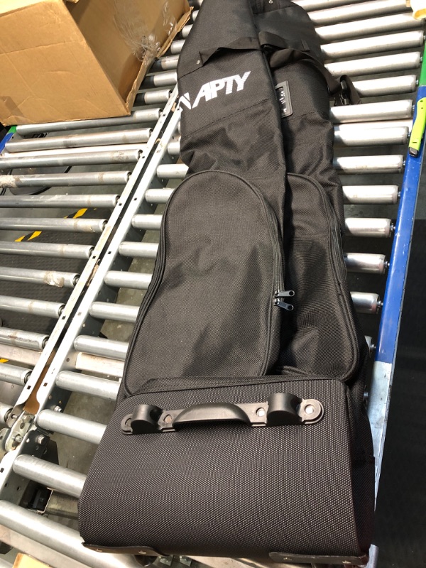 Photo 1 of APTY Padded Golf Club Travel Bag with Wheels, Golf Luggage Case Cover for Airlines - 1200D Wear-Resistant Oxford, Waterproof Coating Layer, Universal Size, Duffel Bag