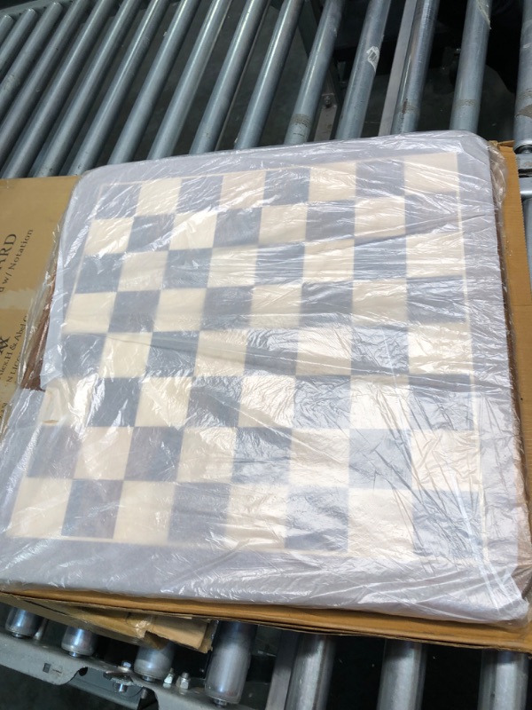 Photo 3 of A&A 18.875" Professional Wooden Tournament Chess Board / Mahogany & Maple Inlaid / 2.0" Squares w/o Notation 18.875" / 48cm Mahogany & Maple Inlaid - W/O Notation