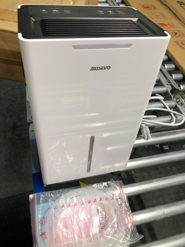 Photo 1 of 1500 Sq.ft Dehumidifiers for Home Basements, Aiusevo 22 Pint Dehumidifier Room, with Auto and Manual Drainage, Intelligent Humidity Control, 3 Operation Modes, Ideal RV, Bathroom