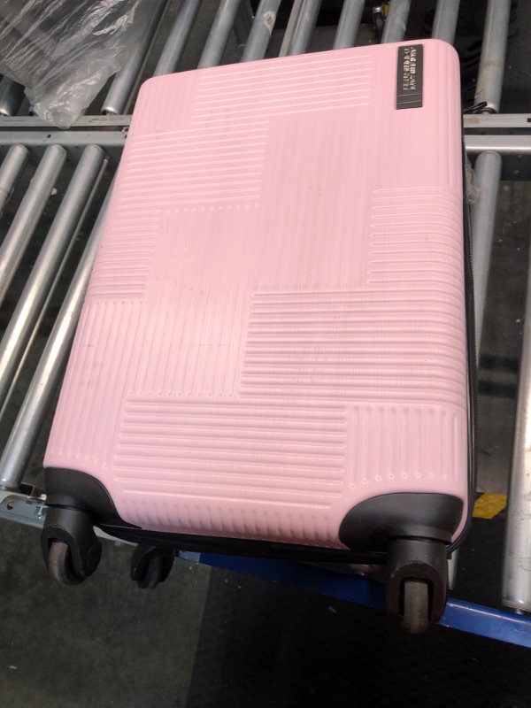 Photo 2 of American Tourister Stratum XLT Expandable Hardside Luggage with Spinner Wheels, Pink Blush, Carry-On 21 Inch