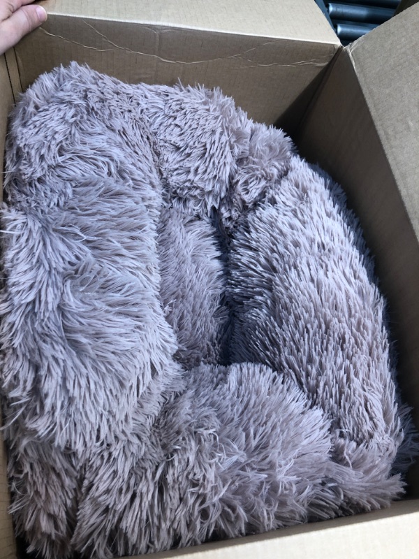 Photo 1 of BEDSURE Calming Dog Bed for Small Dogs with Christmas Dog Toys Santa Style