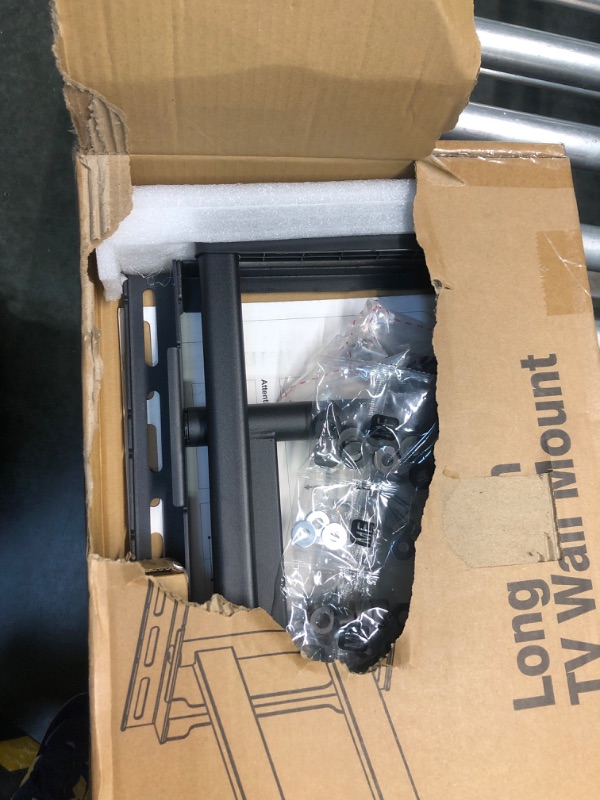 Photo 1 of MOUNTUP Long Arm TV Wall Mount for Most 37''-75'' TVs, Corner TV Wall Mount with 30'' Extension Full Motion TV Mount with Swivel Tilt Max VESA 600x400mm Load Up to 88 LBS, Fit 16/18/24'' Stud MU0019 30 INCH LONG ARM MOUNT