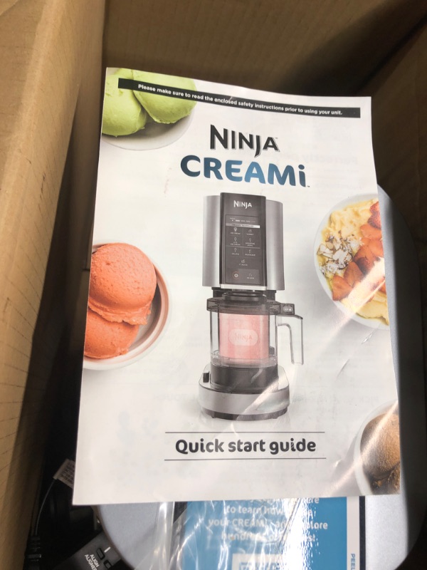 Photo 3 of Ninja CREAMi Breeze Ice Cream Maker and Frozen Treat Maker 5 in 1 (Renewed) Bundle with 2 Year Enhanced Protection Pack