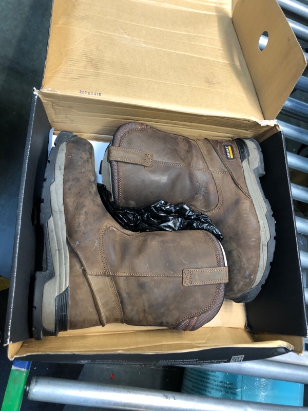 Photo 3 of ARIAT Men's Mastergrip Pull-on Sd Composite Toe Work Boot 10 Wide Oiled Dark Brown