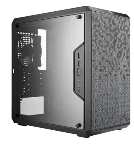 Photo 1 of Cooler Master MasterBox Q300L Micro-ATX Tower, Black (MCB-Q300L-KANN-S00)