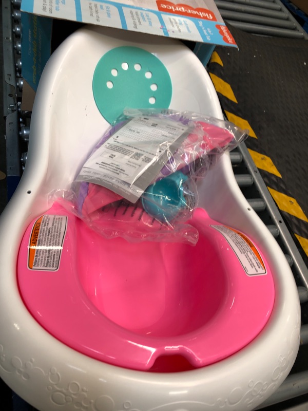 Photo 3 of Fisher-Price 4-in-1 Sling 'n Seat Tub 1 Count (Pack of 1) Pink