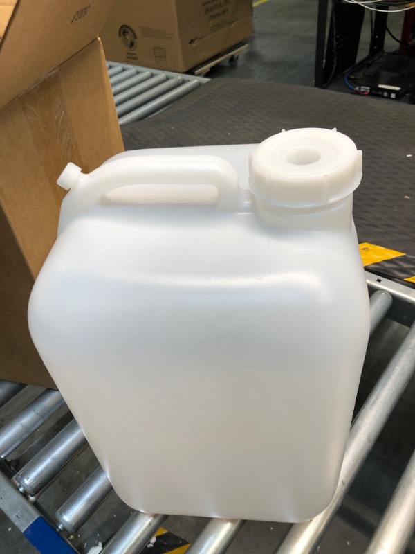 Photo 3 of 5 Gallon Plastic Hedpack with cap 1 White