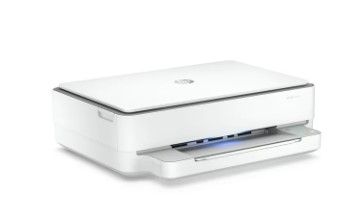 Photo 1 of HP Envy 6055e Wireless Color All-in-One Printer (Renewed), white