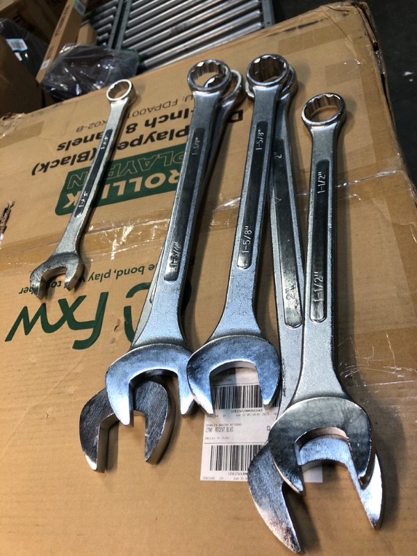 Photo 3 of Performance Tool S/6 SAE 6-Piece Jumbo Combination Wrench Set Jumbo Wrench Set (6pc)