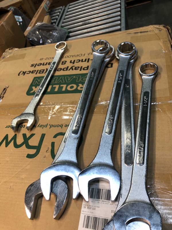 Photo 4 of Performance Tool S/6 SAE 6-Piece Jumbo Combination Wrench Set Jumbo Wrench Set (6pc)