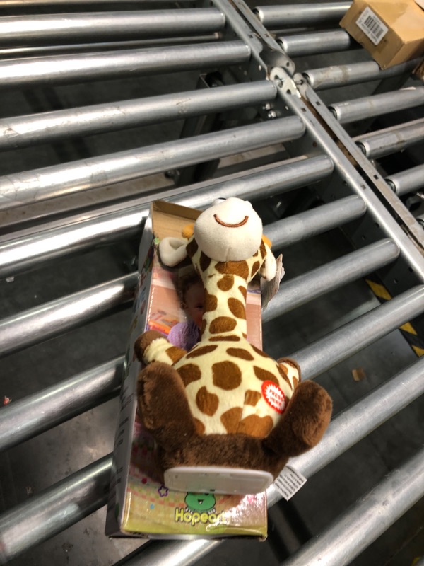 Photo 2 of Hopearl Talking Giraffe Repeats What You Say Shaking Head Electric Interactive Animated Toy Speaking Plush Buddy Birthday Festival for Toddlers, 9.5'' 01 Giraffe