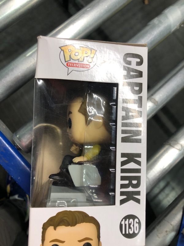 Photo 3 of Funko POP Pop! TV: Star Trek - Captain Kirk in Chair Collectible Vinyl Figure, Multicolor, One Size