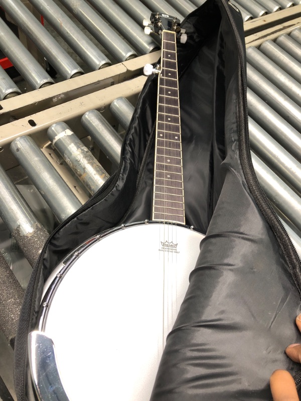 Photo 1 of Vangoa Banjo 5 String Full Size Beginner Banjo Kit Remo Head Mahogany Resonator Banjo Closed Back with Premium Bag for Adults Teens Starters 38 Inch Full Size Banjo with Resonator