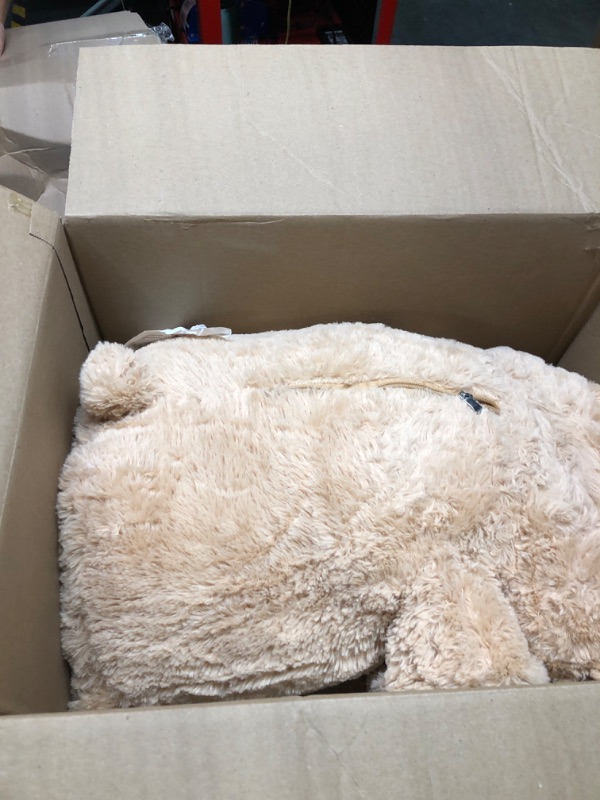 Photo 1 of MaoGoLan Giant Big Teddy Bear Life Size Tan Plush Bear Brown Stuffed Animal for Children Boyfriend Tan