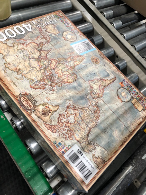 Photo 2 of 4,000 Piece Puzzle - The World Map