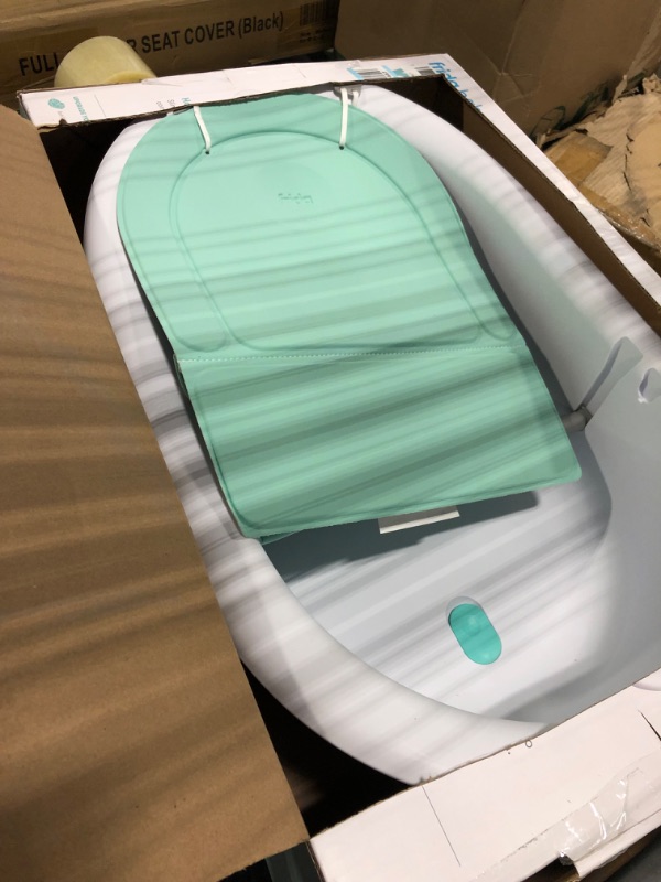 Photo 3 of 4-in-1 Grow-with-Me Bath Tub by Frida Baby Transforms Infant Bathtub to Toddler Bath Seat with Backrest for Assisted Sitting in Tub