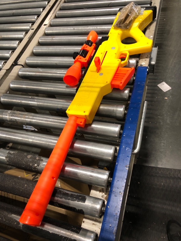 Photo 2 of **MISSING MOST DARTS** NERF Fortnite BASR-L Bolt Action, Clip Fed Blaster - Includes Removable Scope, 6-Dart Clip and 12 Official Elite Darts