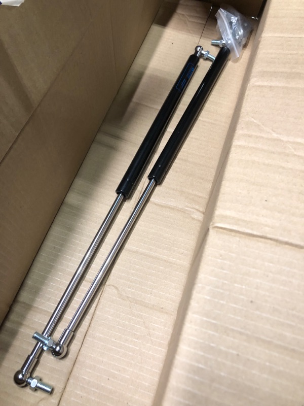 Photo 3 of 20 inch 100 LB Gas Prop Struts Shocks 20" 445N Lift-Support Gas Spring with Mounting Brackets for Heavy Duty Cabinet Tool Box RV Bed Floor Hatch (Suitable Support Weight: 85-110lbs) 100LB