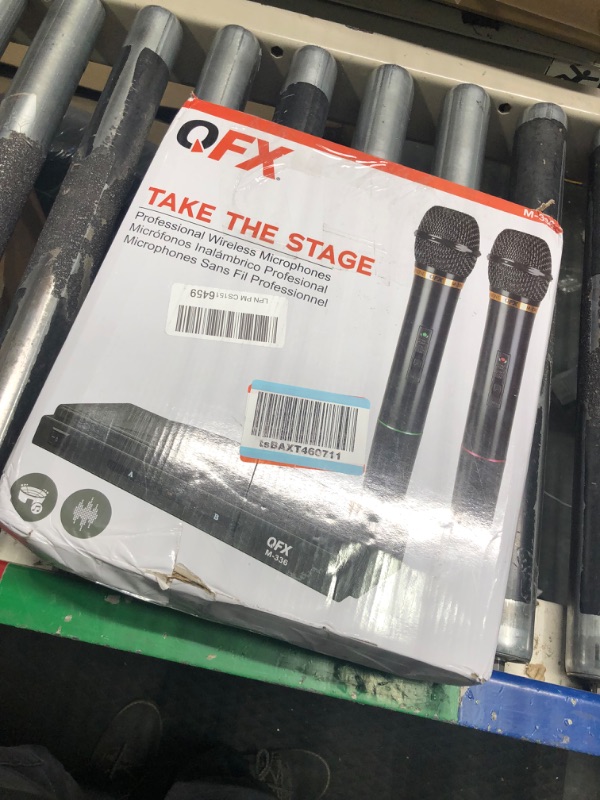 Photo 1 of QFX M-336 Wireless Dynamic Professional Microphone - Twin Pack