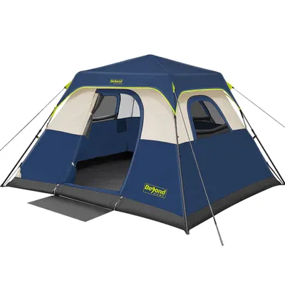 Photo 1 of BeyondHOME Instant Cabin 6 Person Camping Tent-Navy Blue