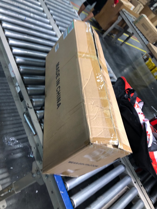 Photo 1 of Decoway 4ft Christmas Tree Pre-Lit Artificial Mini Christmas Tree with Gold Pot Base, Flocked Snow 70 Warm White Led Lights Pine Cones Red Berries, for Entrances, Home Decorations Holiday Decor