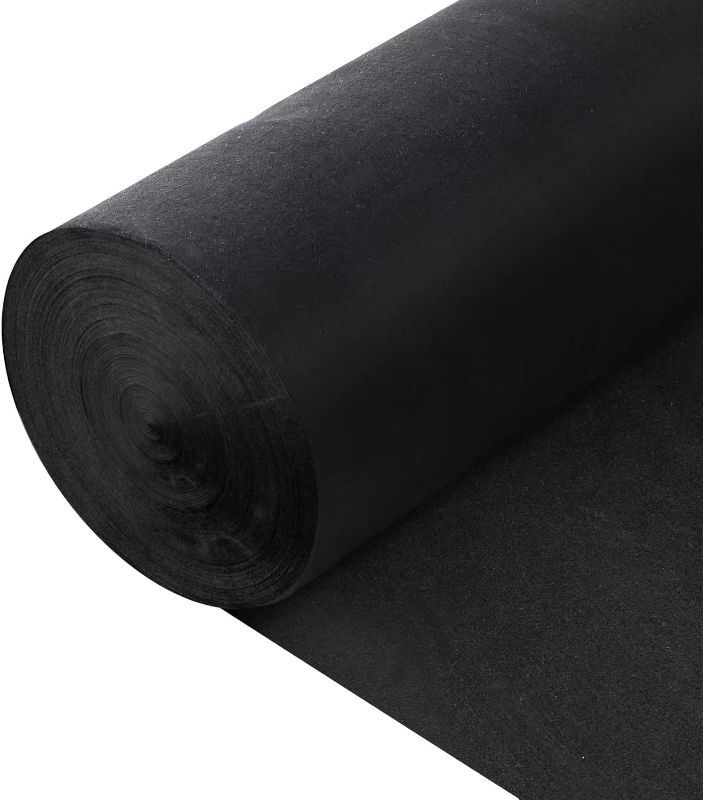 Photo 1 of 6OZ Heavy Duty Geotextile Landscape,4ft x 50ftWeed Barrier Landscape Fabric Woven Heavy Duty Garden,for Non-Woven Weed Block Gardening Mat,Yard,Landscaping, Underlayment, Garden Barrier 60z 4' x 50'