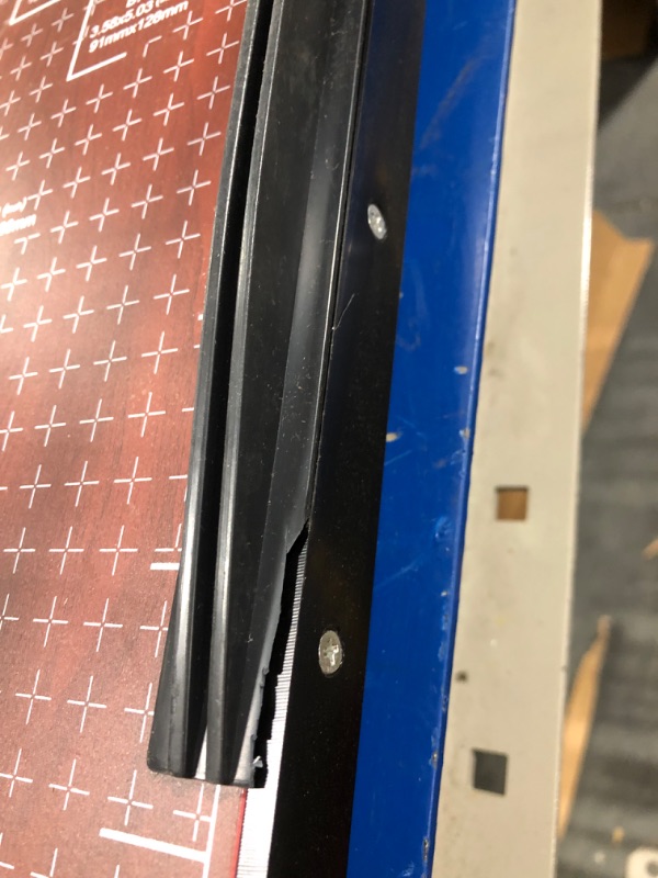 Photo 1 of Heavy Duty Guillotine Paper Cutter, A3 Large Paper Trimmer Blade Gridded Photo Guillotine Craft Machine, 18 inch Cut Length, 18.9" x 15.0" (Use for A2-A7) A3 Red