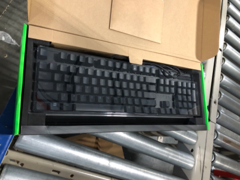 Photo 1 of Razer BlackWidow V3 Mechanical Gaming Keyboard: Yellow Mechanical Switches - Linear & Silent - Chroma RGB Lighting - Compact Form Factor - Programmable Macro Functionality, Classic Black Classic Black BlackWidow V3 Yellow Switches - Linear & Silent