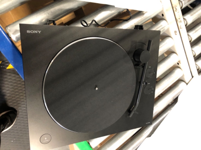 Photo 4 of Sony PS-LX310BT Belt Drive Turntable: Fully Automatic Wireless Vinyl Record Player with Bluetooth and USB Output Black