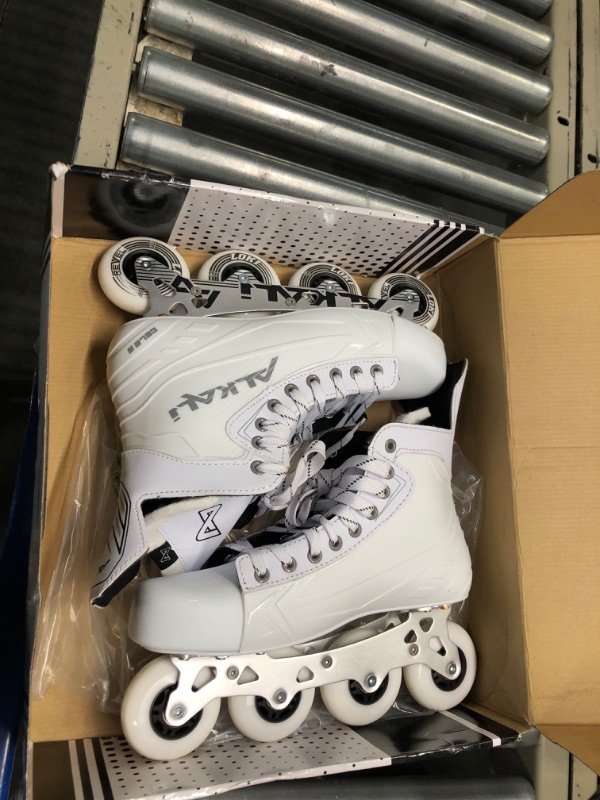 Photo 3 of Alkali Cele III Senior Adult Junior Kids Inline Roller Hockey Skates, New for 2023 Skate Size 12 (Shoe Size 13-13.5)