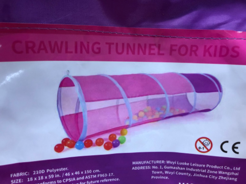 Photo 1 of crawling tunnel for toddlers
