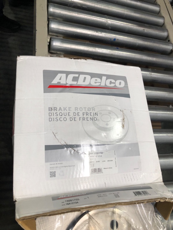 Photo 2 of ACDelco Silver 18A1213A Front Disc Brake Rotor