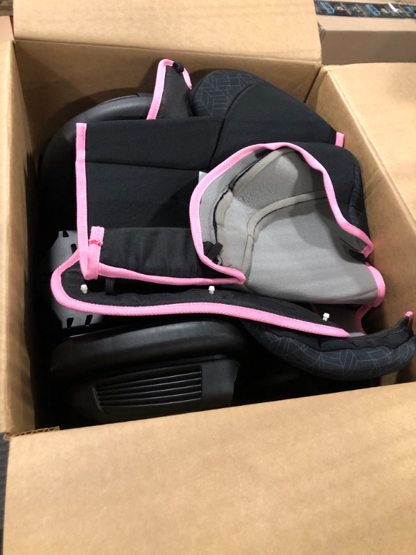 Photo 3 of Evenflo GoTime LX High Back Booster Car Seat High Back Terrain Pink